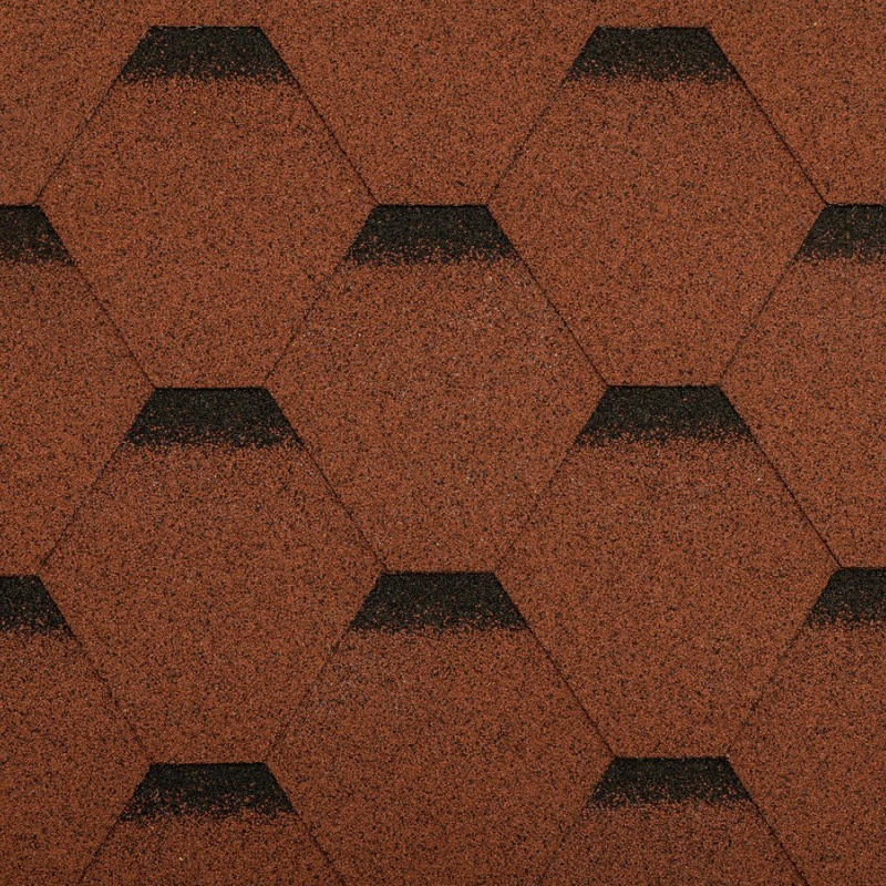 Scobax Hexagonal hnědá 3 m²