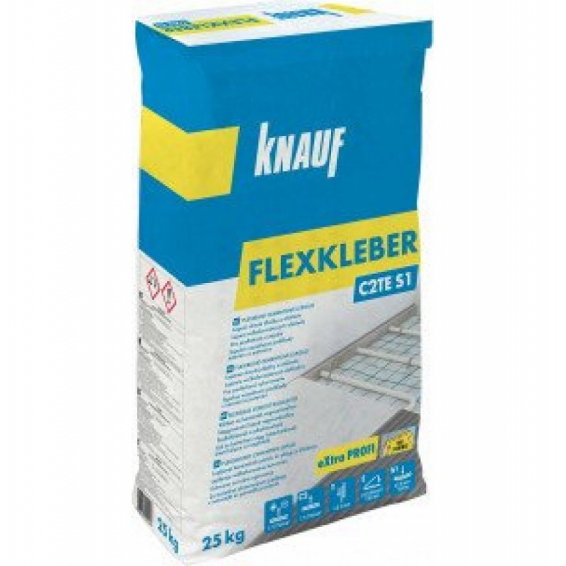 Kliprex Lepidlo Flexkleber C2TE S1 šedá, 25 kg