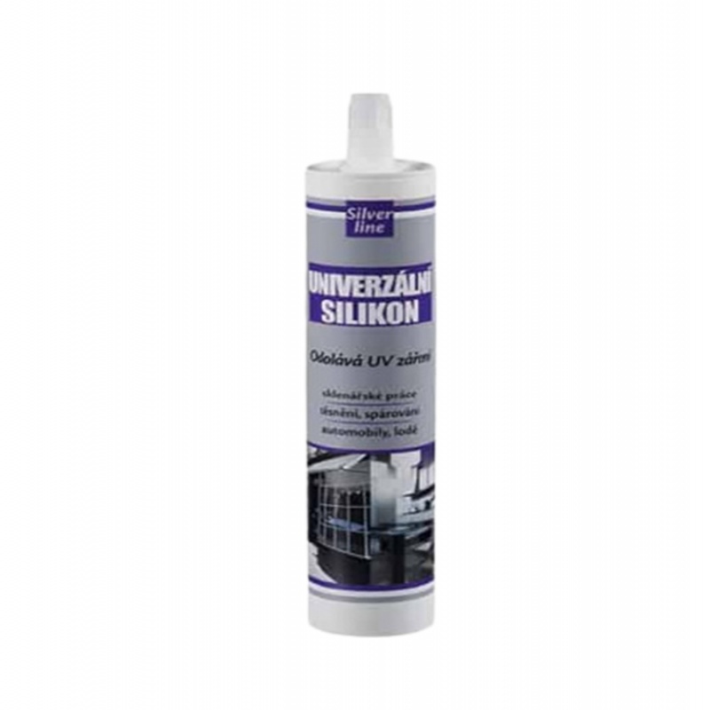 Den Braven Univerzální silikon Silver Line Den Braven Univerzálnísilikon Silver line, kartuše 280 ml, šedý