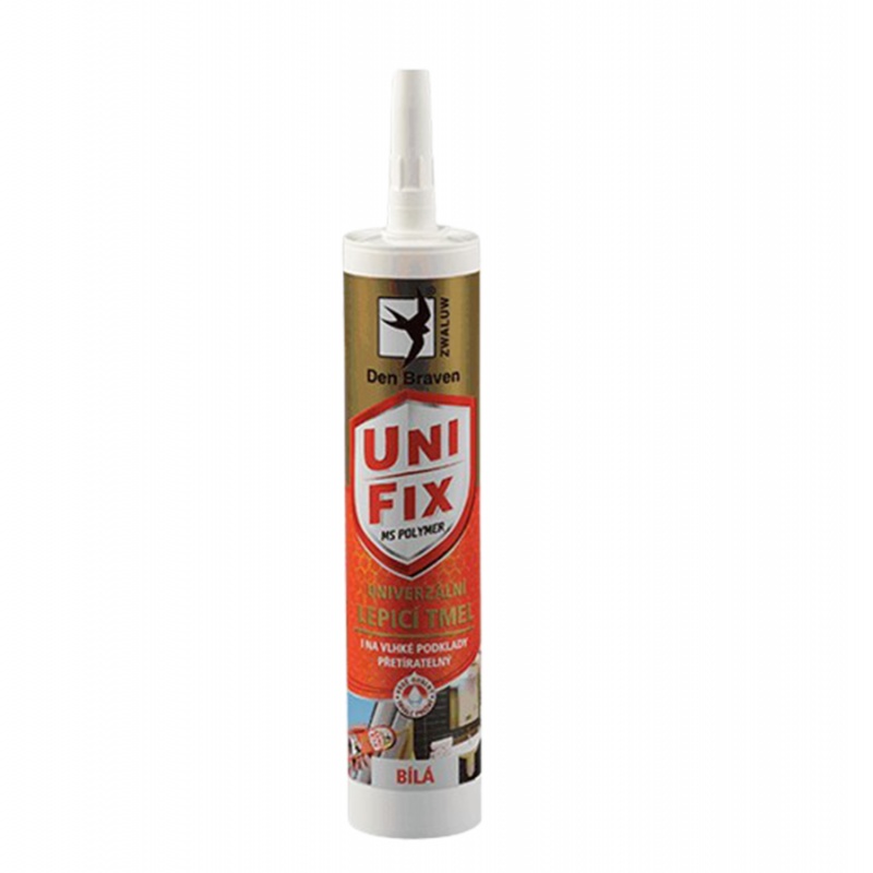 Den Braven MS UNIFIX MS UNIFIX na všechna tmelení a lepení, kartuše 290 ml, šedá