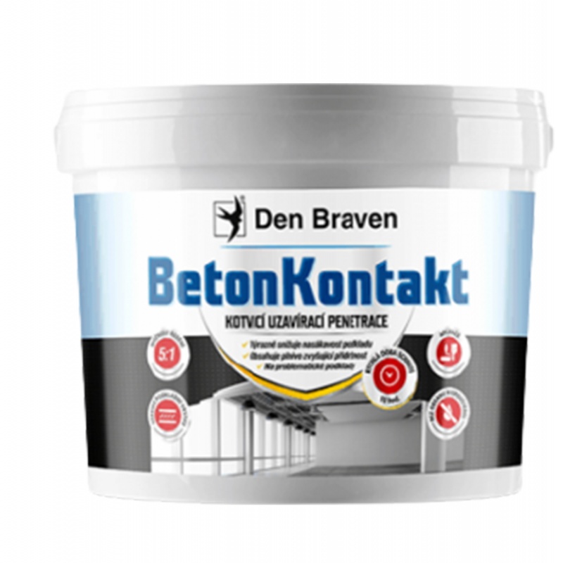 Den Braven BetonKontakt BetonKontakt, vědro 5 kg, modrý