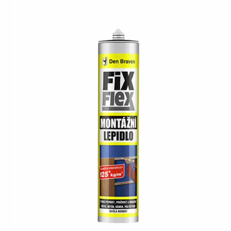 Den Braven Montážní lepidlo FIX FLEX, kartuše 310 ml