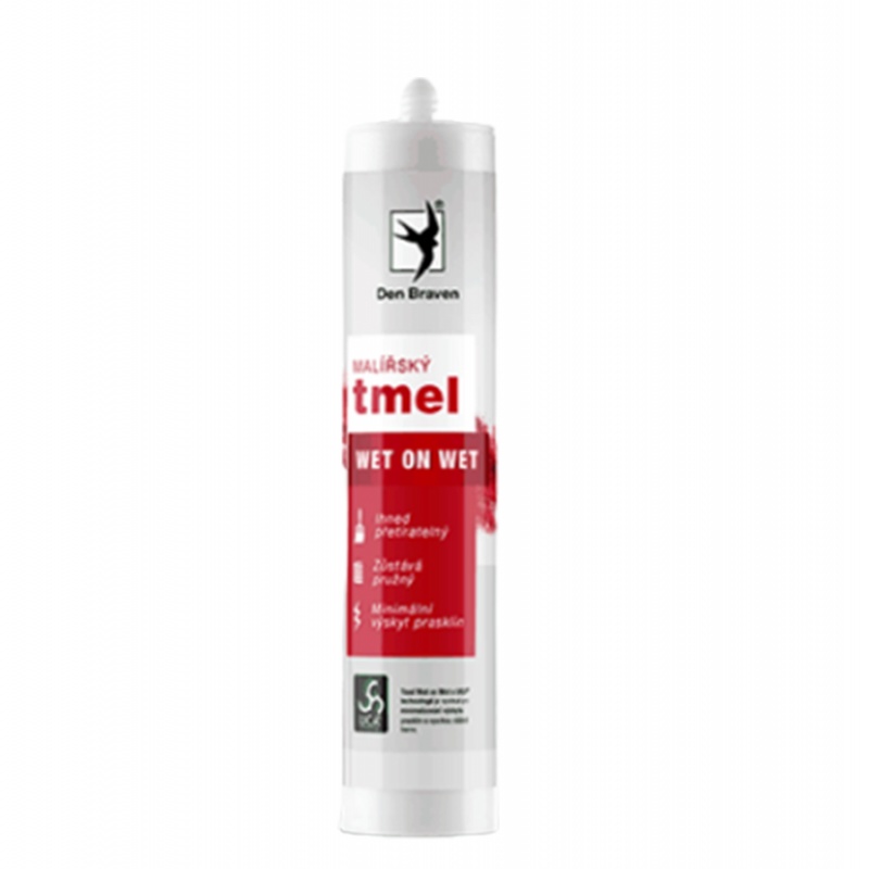 Den Braven Malířský tmel Wet on Wet, kartuše 310 ml, bílá