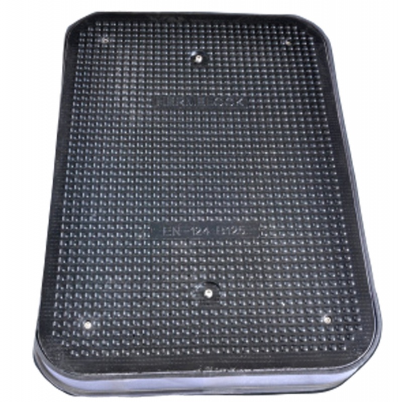 Hermelock Manhole Cover 9060 600 x 900 mm, 95 mm, B125