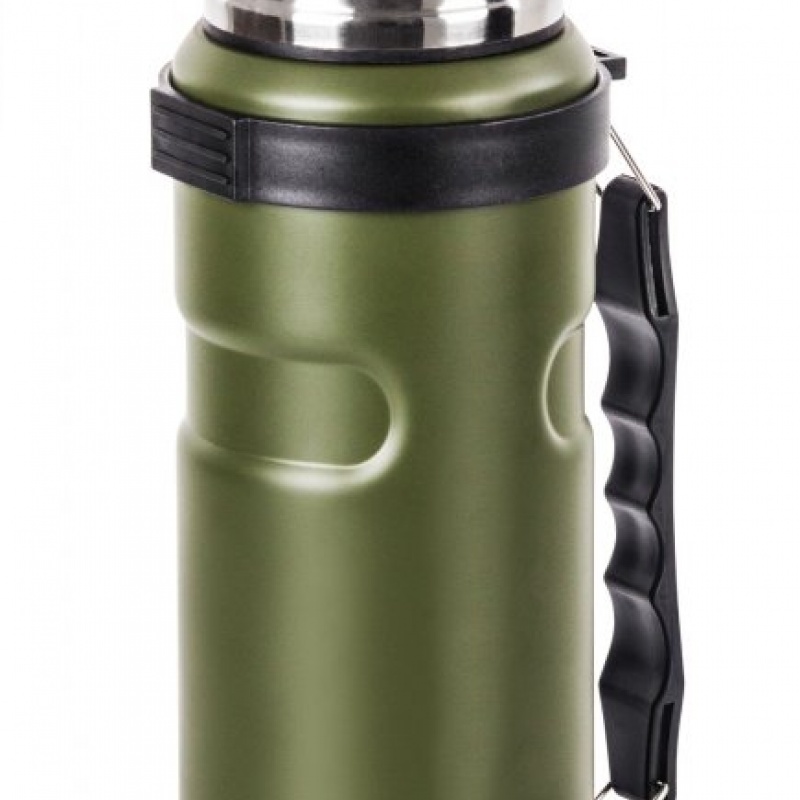 G21 Termoláhev  na pití, 1000 ml, khaki zelená s rukojetí