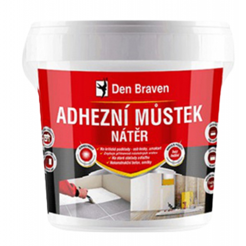 Den Braven Adhezní můstek nátěr Adhezní můstek nátěr, kelímek 1 kg, bílý