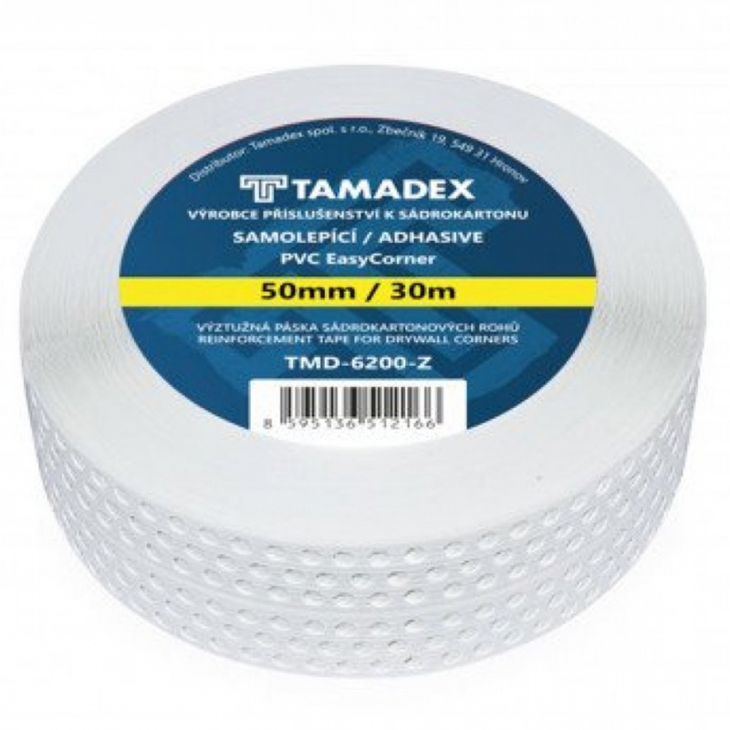 Tamadex EasyCorner Výztužná samolepicí páska do koutů 50 mm x 30 m