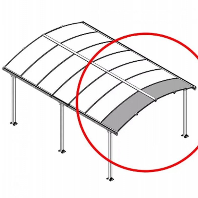 Palram Modul rozšiřovací pro přístřešky Arcadia (210 cm)