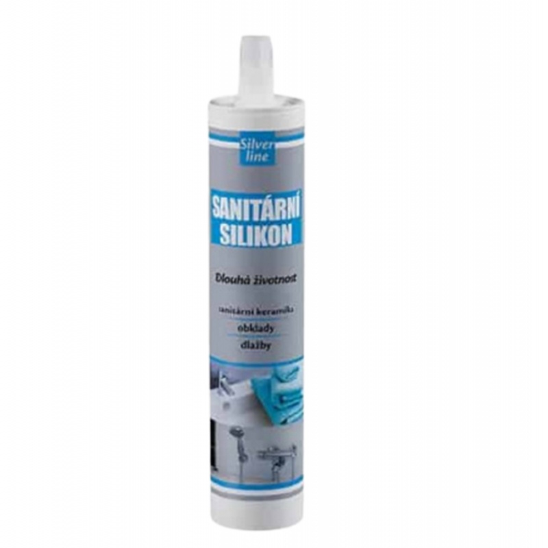 Den Braven Sanitární silikon Silver Line Den Braven Sanitární silikon Silver line, kartuše 310 ml, bahama