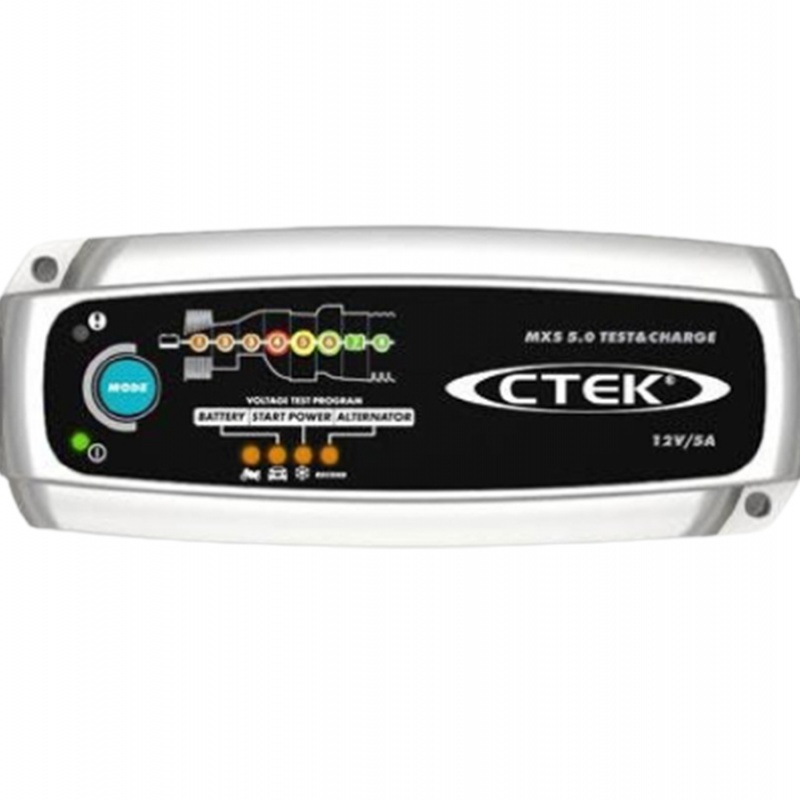 CTEK MXS TS stříbrná Test and Charge 5,0 A